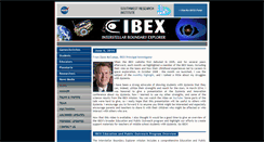 Desktop Screenshot of ibex.swri.org