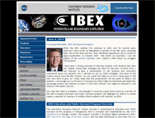Tablet Screenshot of ibex.swri.org