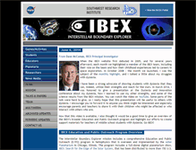 Tablet Screenshot of ibex.swri.edu